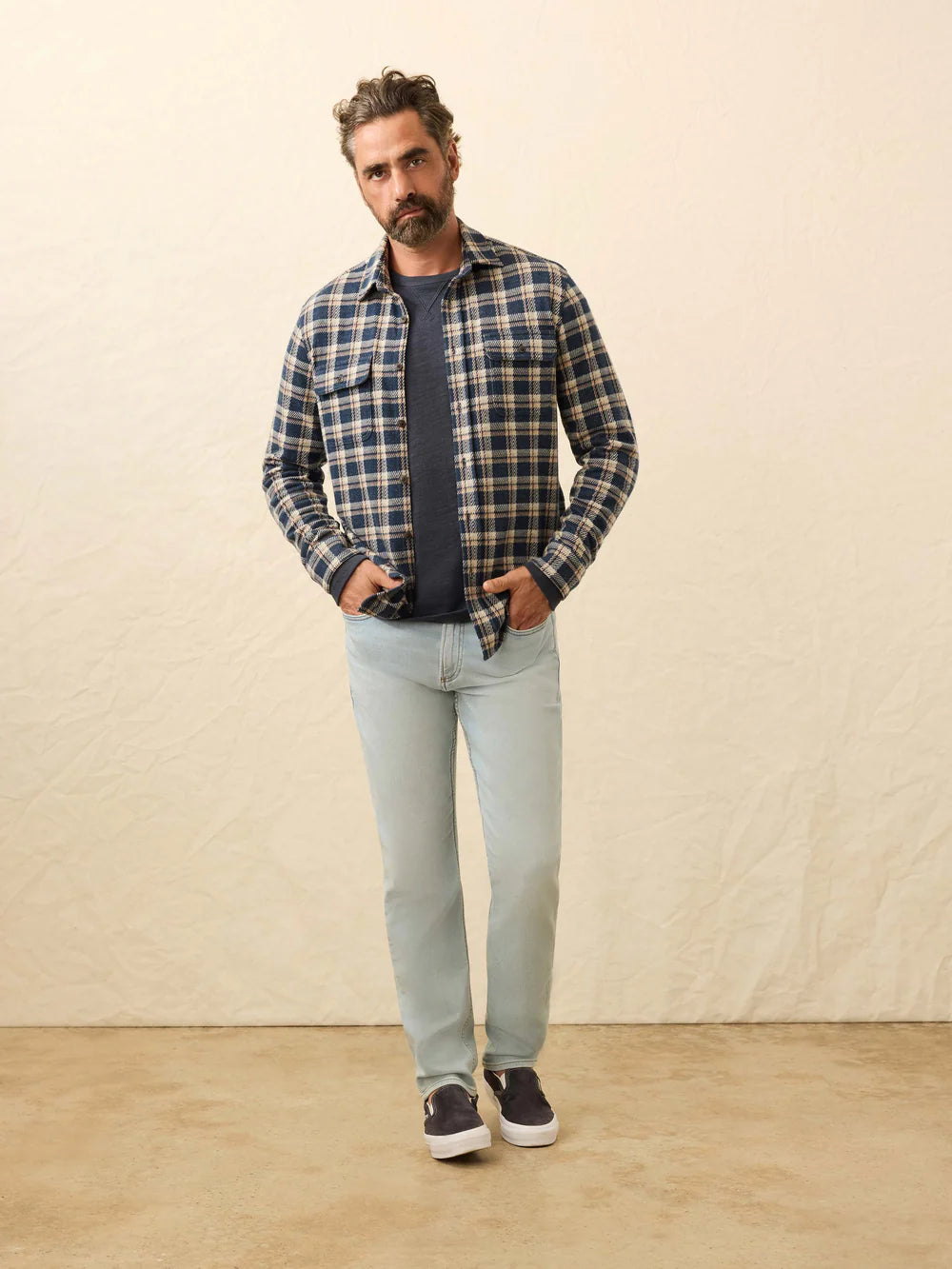 Legend Sweater Shirt- Golden Lake Plaid